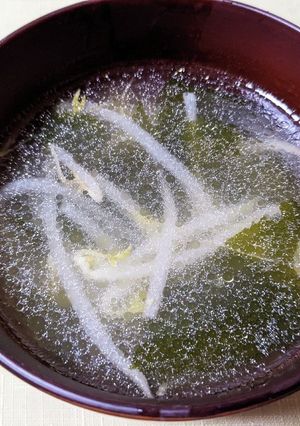 もやしとわかめの生姜中華スープ-レシピのメイン写真