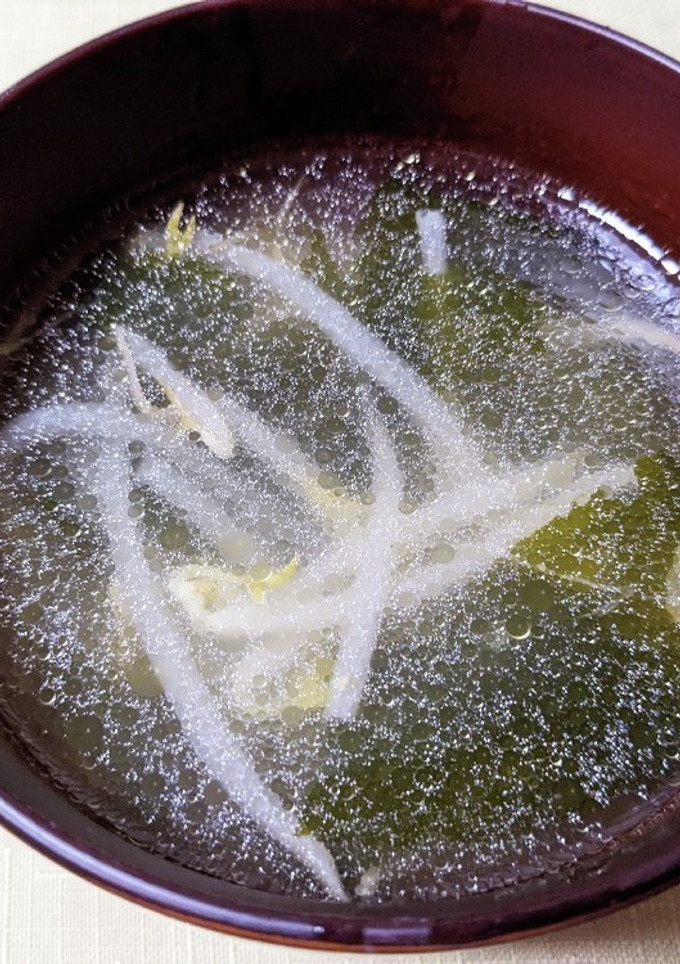 もやしとわかめの生姜中華スープ-レシピのメイン写真