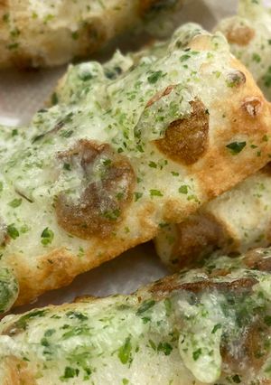 吸油率カット！米粉入り衣の磯辺揚げ-レシピのメイン写真