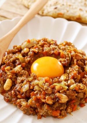余った福豆で！絶品ドライカレー-レシピのメイン写真