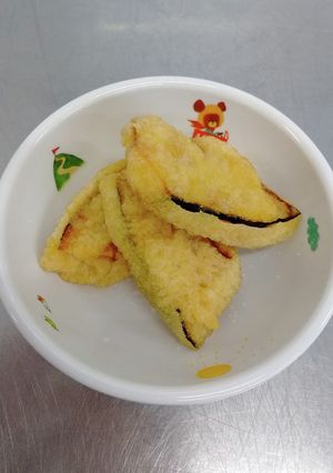 めばえ保育園　かぼちゃの天ぷら-レシピのメイン写真