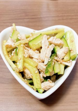 チキンときゅうりの胡麻ポン酢-レシピのメイン写真