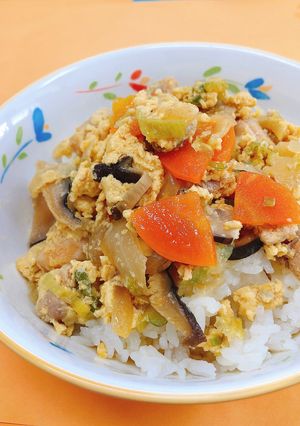 親子丼☆給食メニュー-レシピのメイン写真
