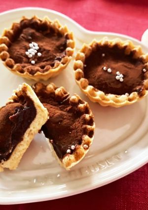 糀チョコクリームで作る生チョコ風タルト-レシピのメイン写真