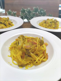 かぼちゃのクリームパスタ-レシピのメイン写真