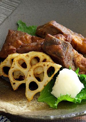 ぶりのれんこんパウダー入り唐揚げ-レシピのメイン写真