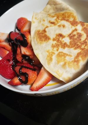 簡単ヘルシー朝食バナナトルティーヤ-レシピのメイン写真