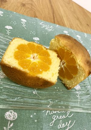 みかん丸ごとカップケーキ(プレーン)-レシピのメイン写真