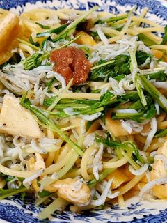 わかやま梅としらすのはりはりパスタ-レシピのメイン写真