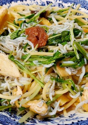 わかやま梅としらすのはりはりパスタ-レシピのメイン写真