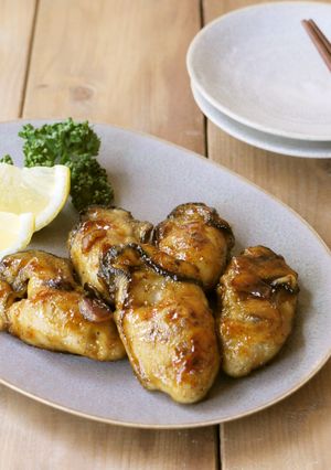簡単♪牡蛎のソテー／にんにくバター醤油-レシピのメイン写真