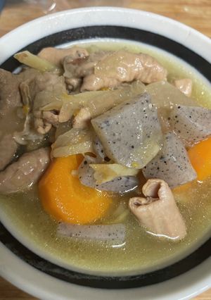 我が家の圧力鍋で作る塩モツ煮-レシピのメイン写真