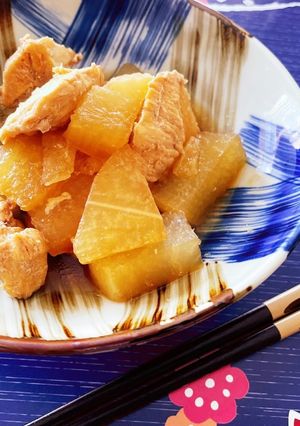 シンプル煮物★鶏大根(QC無水鍋使用)-レシピのメイン写真