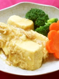 【給食】凍り豆腐とツナのカレー煮-レシピのメイン写真