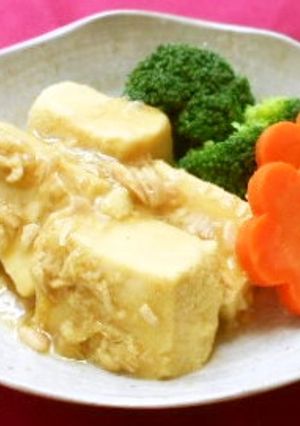 【給食】凍り豆腐とツナのカレー煮-レシピのメイン写真