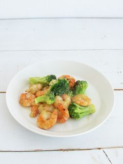 海老とブロッコリーのカレーマヨ炒め-レシピのメイン写真