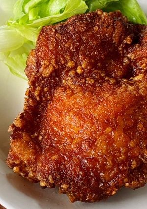 鶏肉の唐揚げ☆豪快1枚揚げ-レシピのメイン写真