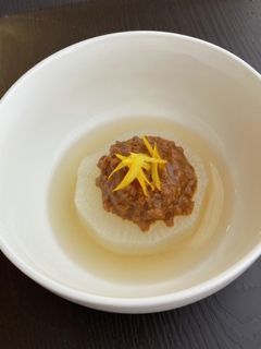 すべてレンジで!ふろふき大根 肉味噌のせ-レシピのメイン写真