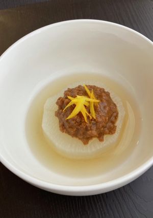すべてレンジで！ふろふき大根 肉味噌のせ-レシピのメイン写真