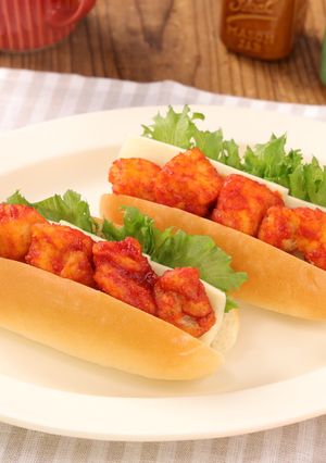 ヤンニョムチキンサンド-レシピのメイン写真