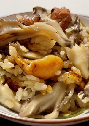 焼き鳥缶で☆舞茸の炊き込みご飯-レシピのメイン写真