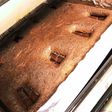 材料4つ チョコケーキ