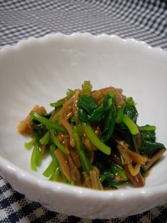 ♣三つ葉となめたけの和え物♣-レシピのメイン写真