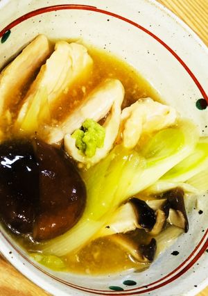 簡単✨温まる✨鳥の治部煮✨-レシピのメイン写真