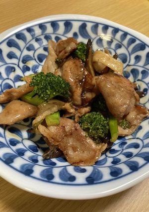 ブロッコリーと豚肉のオイスターソース炒め-レシピのメイン写真