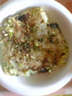 【離乳食】パン粉でふんわりお好み焼♪-レシピのメイン写真