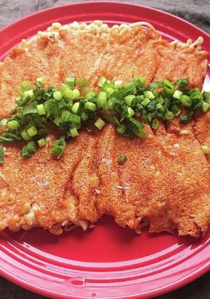 えのきとチーズのパリパリ焼きにネギのせ-レシピのメイン写真