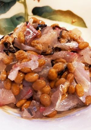 鯵の納豆塩昆布和え-レシピのメイン写真