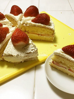 イチゴのショートケーキ-レシピのメイン写真