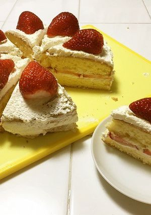 イチゴのショートケーキ-レシピのメイン写真