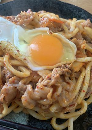 豚キムチ焼きうどん-レシピのメイン写真