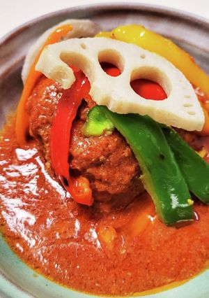 我が家の煮込みハンバーグ-レシピのメイン写真