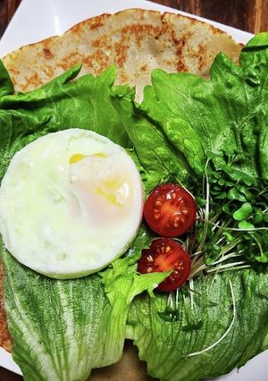 朝ごはん!ランチ!そば粉でサラダクレープ-レシピのメイン写真