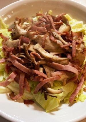 さっぱり舞茸とベーコンのホットサラダ-レシピのメイン写真
