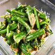 アスパラ菜の醤油麹マヨ和え(柚子胡椒味)
