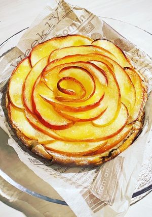 薔薇林檎のチーズケーキ-レシピのメイン写真