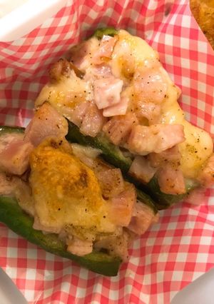 簡単お弁当のおかず★チーズピーマンとハム-レシピのメイン写真