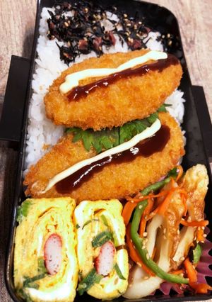 白身魚フライ弁当　125-レシピのメイン写真