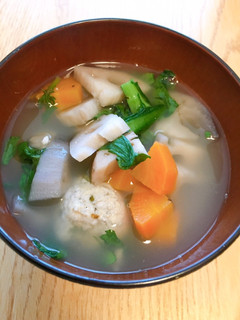 根菜と鶏団子の塩麹スープ-レシピのメイン写真