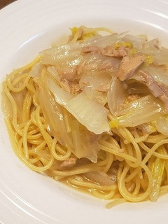 白菜とツナのスープパスタ-レシピのメイン写真