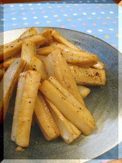 レンコンのバター醤油炒め-レシピのメイン写真