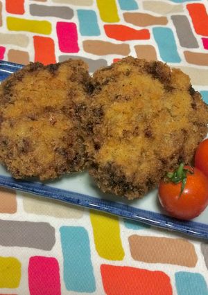 超簡単☆梅じそ味噌味の豚こまかつ♪♪♪-レシピのメイン写真