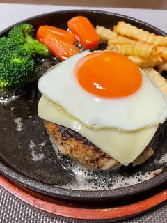 新玉ねぎのハンバーグ-レシピのメイン写真