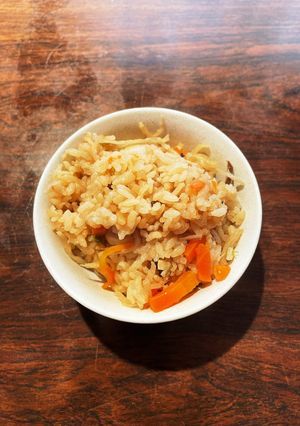 エリンギと野菜の炊き込みご飯-レシピのメイン写真
