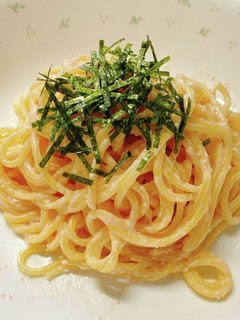 市販のパスタソースでたらこクリームパスタ-レシピのメイン写真