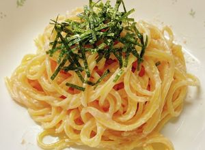 市販のパスタソースでたらこクリームパスタ-レシピのメイン写真